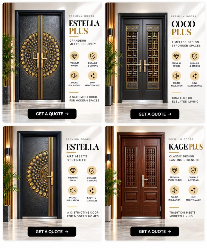 Luxury doors design