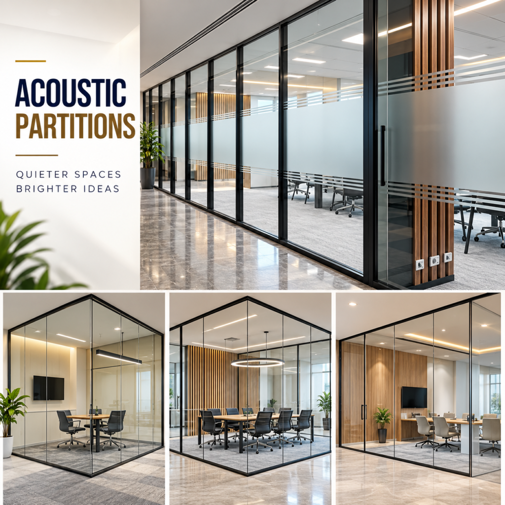acoustic partitions window